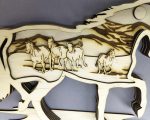 Horse SVG, 3D Layered Mandala, Glowforge Laser Cut - Image 6