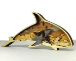 Orca SVG, Killer Whale Art, 3D Layered Ocean, Glowforge Cut File, 7 Layered Design - Image 4