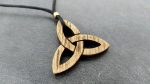 Celtic knot pendant. Laser cut files SVG, PDF, CDR Digital product - Image 2