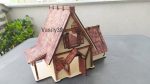 Farmer’s house 3mm, 4mm plywood. Laser cut files SVG, DXF, CDR Digital product - Image 3