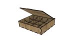 Candle Box Laser Cut Files: 4mm SVG DXF CDR Vector Plans