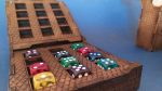 Dice box. 3mm, 3.175mm, 4mm, 5mm. Laser cut files SVG, PDF, CDR Digital product - Image 6