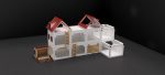 Dollhouse 3mm, 4mm plywood. Laser cut files SVG, DXF, CDR Digital product