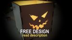 Halloween Candy Box Laser Cut File (SVG, DXF, CDR)