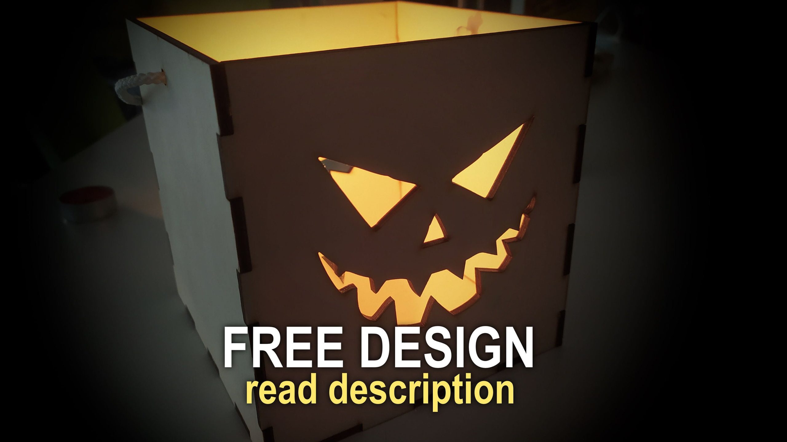 il_fullxfull.2529724158_14a1.jpg Halloween Candy Box Laser Cut File (SVG, DXF, CDR) - Image 1