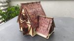 Farmer’s house 3mm, 4mm plywood. Laser cut files SVG, DXF, CDR Digital product