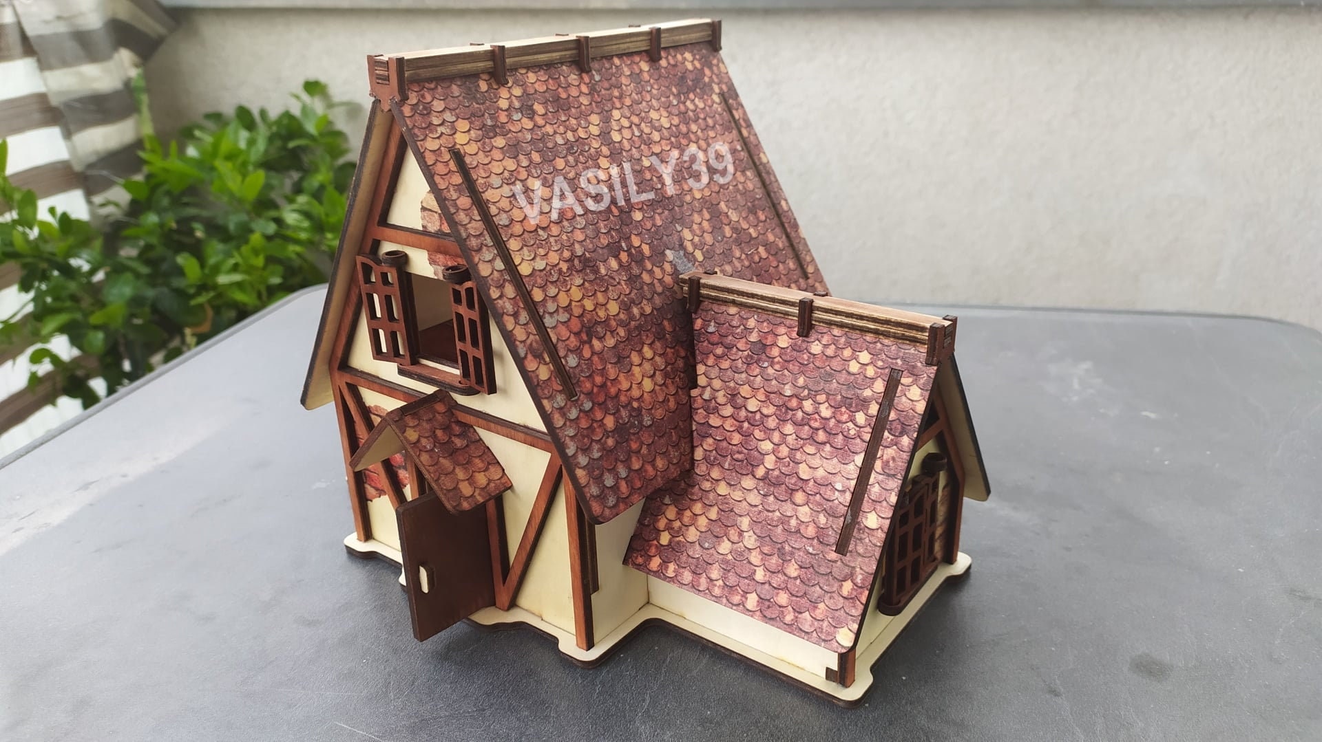 il_fullxfull.2551071025_7m6i.jpg Farmer’s house 3mm, 4mm plywood. Laser cut files SVG, DXF, CDR Digital product - Image 1