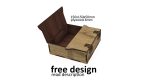 Box 150x150x54mm for 4mm plywood. Laser cut files SVG, DXF, CDR Digital product