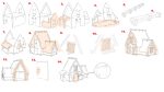 Farmer’s house 3mm, 4mm plywood. Laser cut files SVG, DXF, CDR Digital product - Image 8