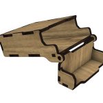 Tarot Card Box SVG: Laser Cut File with Stand (Digital Product)