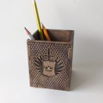 Pencil holder. 3mm, 3.175mm, 4mm, 5mm. Laser cut files SVG, PDF, CDR Digital product