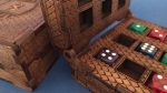 Dice box. 3mm, 3.175mm, 4mm, 5mm. Laser cut files SVG, PDF, CDR Digital product - Image 9
