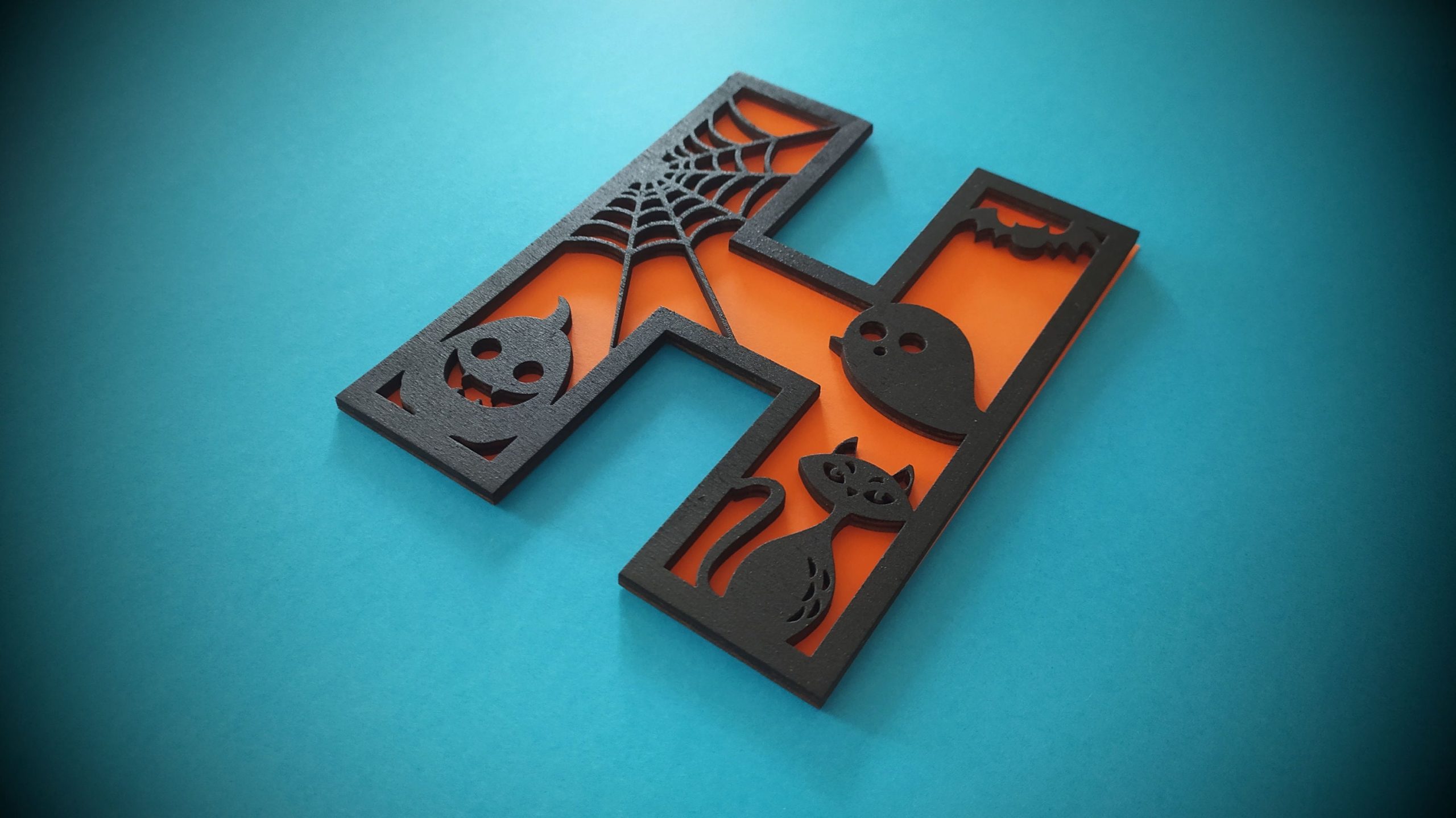 il_fullxfull.2577048984_c3b5.jpg Halloween Letters 26 vector letters. Laser cut files SVG, PDF, CDR Digital product - Image 1