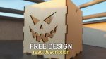 Halloween Candy Box Laser Cut File (SVG, DXF, CDR) - Image 2