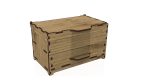 Сhest of drawers. 3mm, 4mm, 5mm. Laser cut files SVG, DXF, CDR Digital product - Image 3