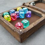 Dice box. 3mm, 3.175mm, 4mm, 5mm. Laser cut files SVG, PDF, CDR Digital product