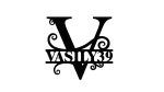 Split Letter Monogram Swirls: Laser Cut Files (SVG, PDF, CDR) - Image 3