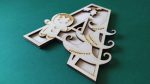 Christmas Letters 26 vector letters. Laser cut files SVG, PDF, CDR Digital product - Image 4