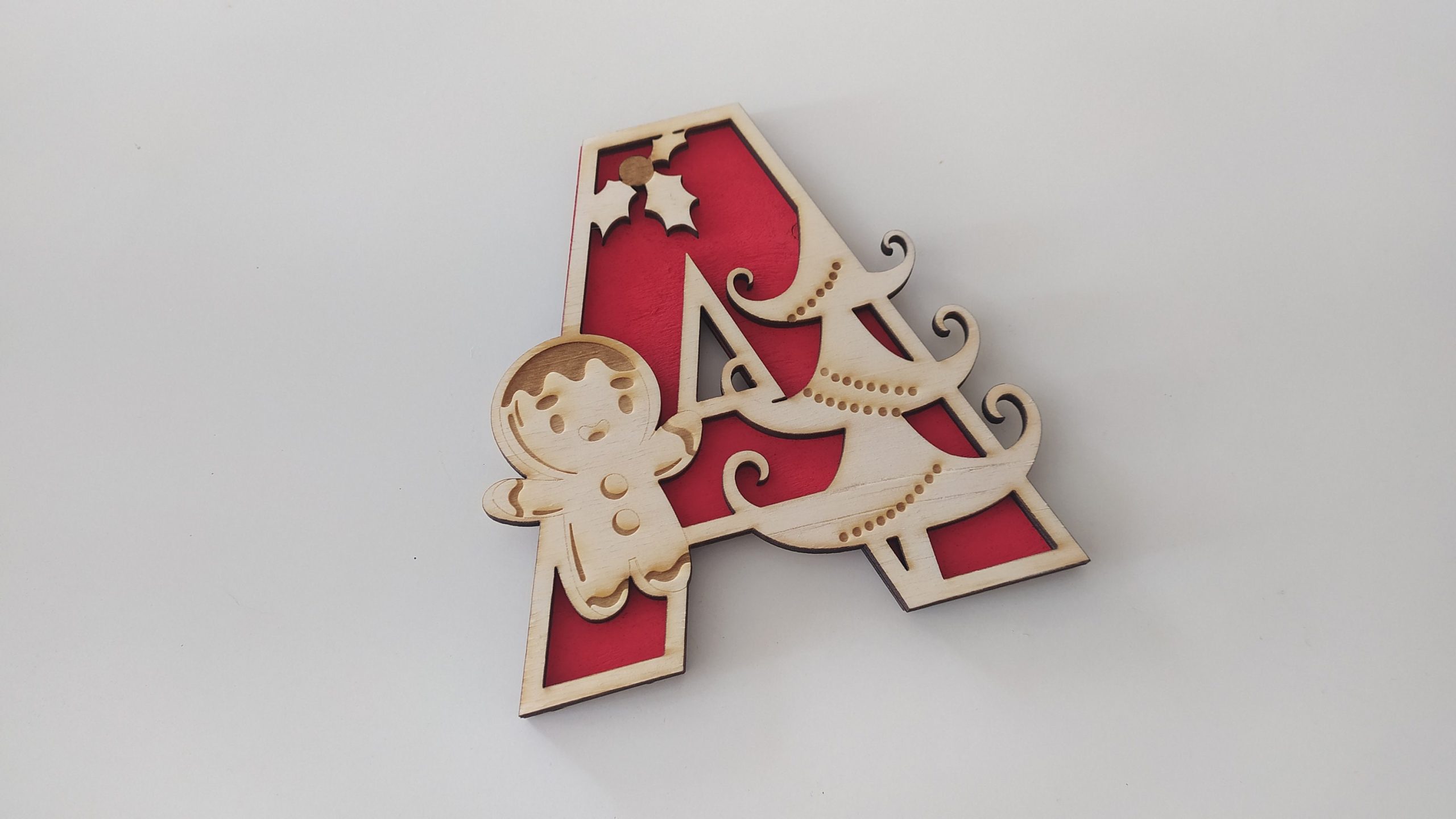 il_fullxfull.2624772005_le4a.jpg Christmas Letters 26 vector letters. Laser cut files SVG, PDF, CDR Digital product - Image 1