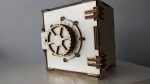 Combination-Lock Safe Laser Cut Template: Mechanized Box (SVG PDF CDR Digital Download - Image 2