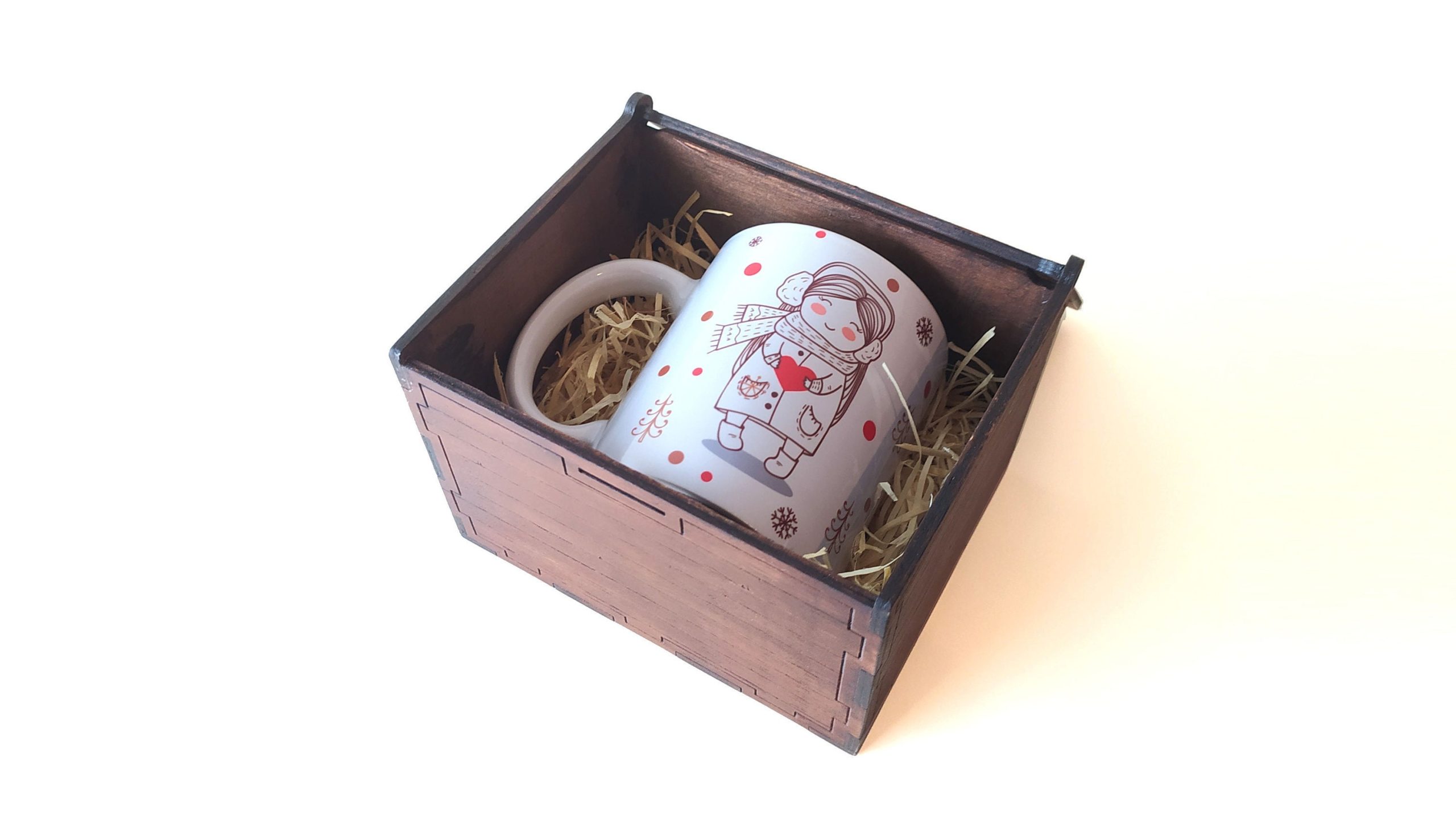 il_fullxfull.2647254074_b7hy.jpg Engraved Gift Box Laser Cut Files: SVG, PDF, CDR (3mm-5mm) - Image 1