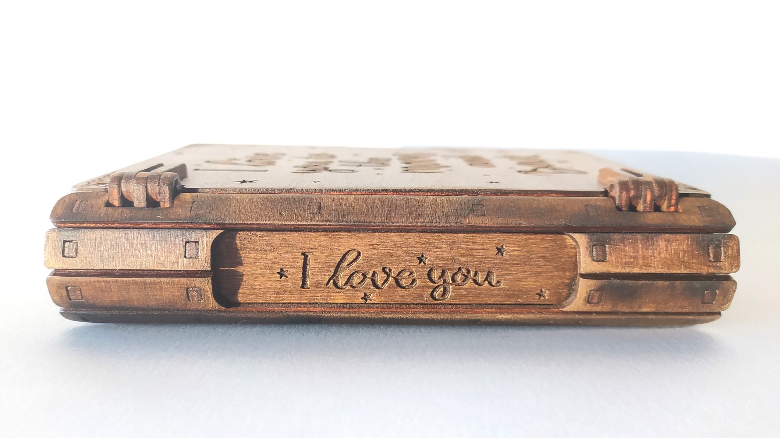 il_fullxfull.2786440370_dsd2.jpg Laser Cut Book Box SVG File: CNC Router Files (Digital Download) - Image 1