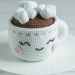 Crochet pattern mug of Hot Chocolate, Crochet play food drink, Kawaii amigurumi food pattern, Crochet food pattern, Crochet cup pattern - Image 8