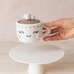 Crochet pattern mug of Hot Chocolate, Crochet play food drink, Kawaii amigurumi food pattern, Crochet food pattern, Crochet cup pattern - Image 9
