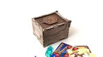 Dice Storage Box 3mm, 1/8inch, 4mm, 4.5mm, 5mm, 6mm, 1/4inch. Laser cut files SVG, PDF, CDR Digital product