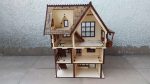 Medieval house 3mm, 4mm plywood. Laser cut files SVG, PDF, CDR Digital product - Image 5