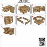 Organizer 3mm, 1/8inch, 4mm, 5mm. Laser cut files SVG, DXF, CDR Digital product - Image 8