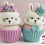 Easter Amigurumi pattern bunny couple, Amigurumi rabbit pattern, Easter crochet bunny pattern, Crochet play food pattern