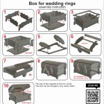 Laser Cut Wedding Ring Box SVG, PDF, CDR (Digital Product) - Image 9