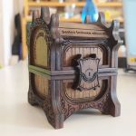 Laser Cut Treasure Chest SVG: Dice Box, 52x52x52mm (Digital Product)