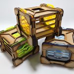 Sci-Fi Dice Jail Laser Cut Files: SVG, PDF, CDR (Digital Product)