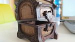 Laser Cut Treasure Chest SVG: Dice Box, 52x52x52mm (Digital Product) - Image 5
