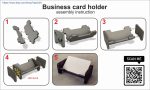 Laser Cut Business Card Holder SVG DXF CDR (Digital Product) - Image 8