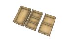 CNC Laser Cut Organizer, Drawer svg dxf cdr Files (Digital Product) - Image 2