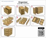 CNC Laser Cut Organizer, Drawer svg dxf cdr Files (Digital Product) - Image 8