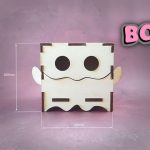 Ghost Box Laser Cut Files, Halloween Gift Box (Digital Product)