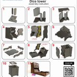 Folding Dice Tower Laser Cut Files: SVG, PDF, CDR (Digital Product) - Image 8