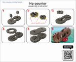 Laser Cut HP Counter: MTG RPG Step Lock Dragon Scale (Digital Product) - Image 7