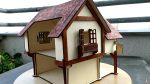 Blacksmith house 3mm, 4mm plywood. Laser cut files SVG, DXF, CDR Digital product - Image 3