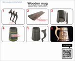 Wooden Mug Plan: Laser Cut Files SVG, PDF, CDR (Digital Product) - Image 6