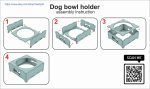 Laser Cut Dog Bowl Holder SVG DXF CDR (Digital Product) - Image 6