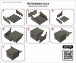 Halloween box 3mm, 4mm, 5mm, 6mm. Laser cut files SVG, DXF, CDR Digital product - Image 6