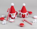 Crochet patterns gnomes and crochet food pattern, Christmas amigurumi food pattern, Winter crochet gnomes patterns, Crochet holiday decor - Image 4