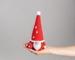 Crochet patterns gnome santa, Christmas amigurumi gnome pattern, Crochet winter gnome for holiday decor, Christmas crochet gnome pattern - Image 6