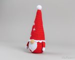 Crochet patterns gnome santa, Christmas amigurumi gnome pattern, Crochet winter gnome for holiday decor, Christmas crochet gnome pattern - Image 9