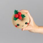 Crochet pattern Christmas donut, Christmas amigurumi food pattern, Crochet Christmas ornaments pattern, Crochet food pattern, Crochet decor - Image 7